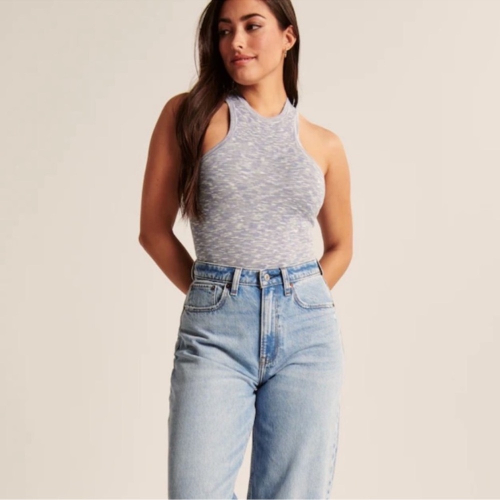 Abercrombie & Fitch Racerback Knit Bodysuit